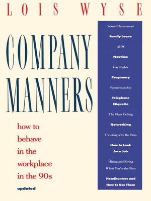 Company Manners - ebook